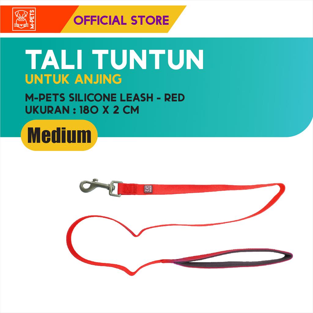 M-Pets Silicone Leashes Size M / Tali Tuntun Anjing