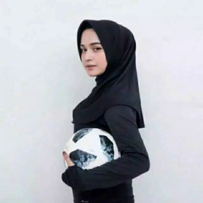 Jilbab Instan Gowes atau Renang Hijab Sport Jersey Premium Promo