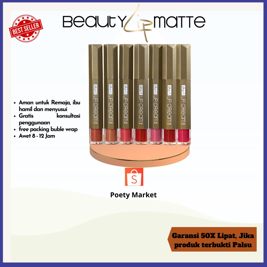 BERL LIPCREAM | LIPMATTE | BERL LIPMATTE | LIPMATTE BERL | LIPMATTE B ERL | LIPMATTE MOIST NO CRACKY