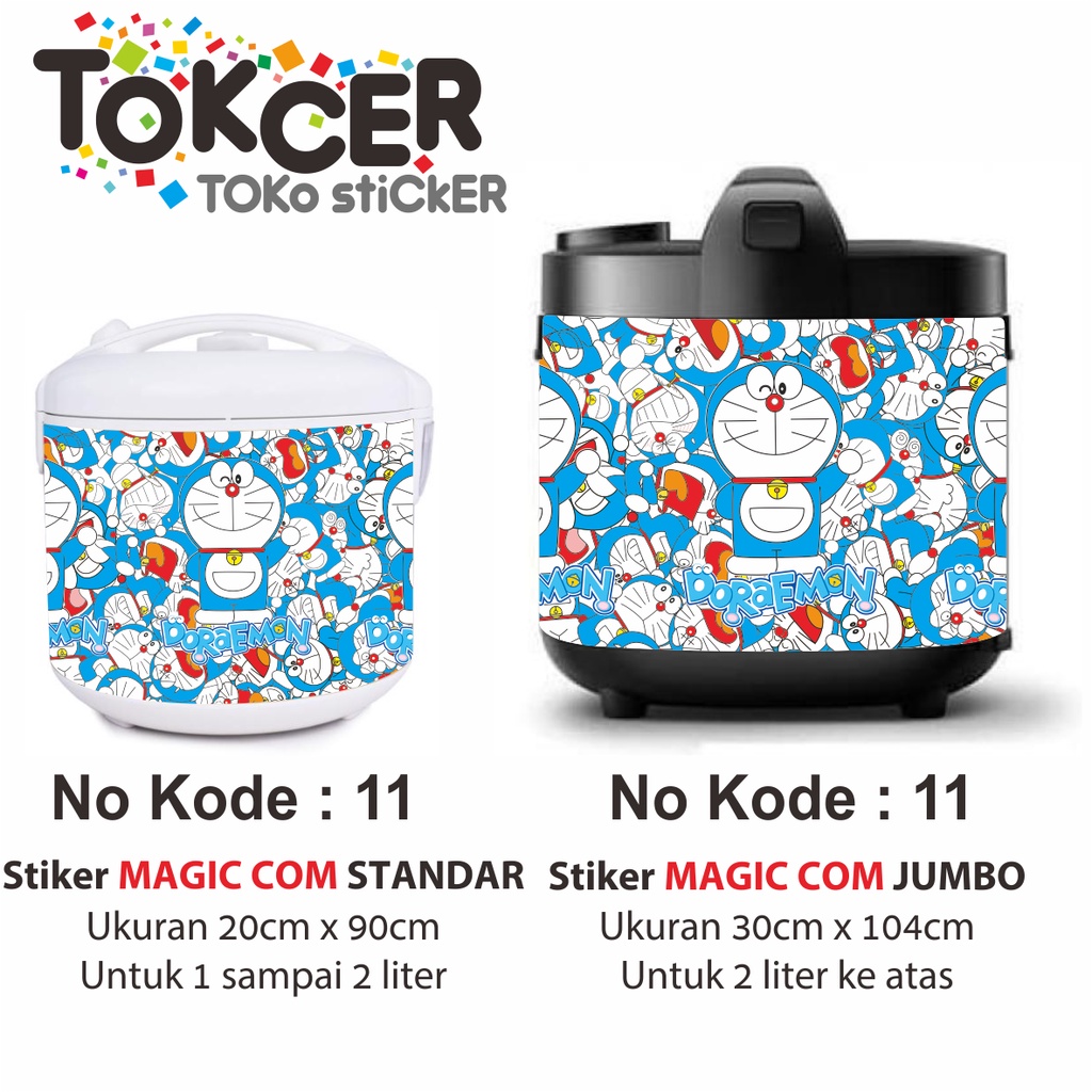 STIKER Kulkas/ Stiker Magicom/ Stiker Kompor  DORAEMON