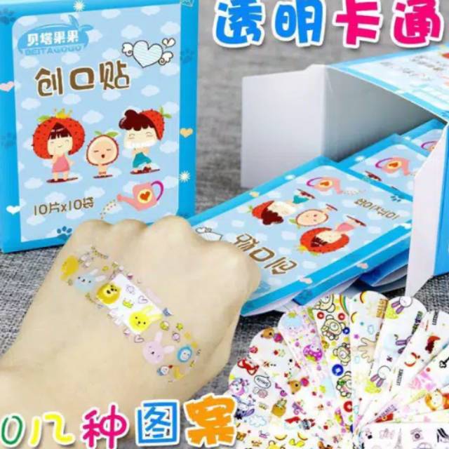 Plester Anak isi 10pcs Gambar Kartun Lucu