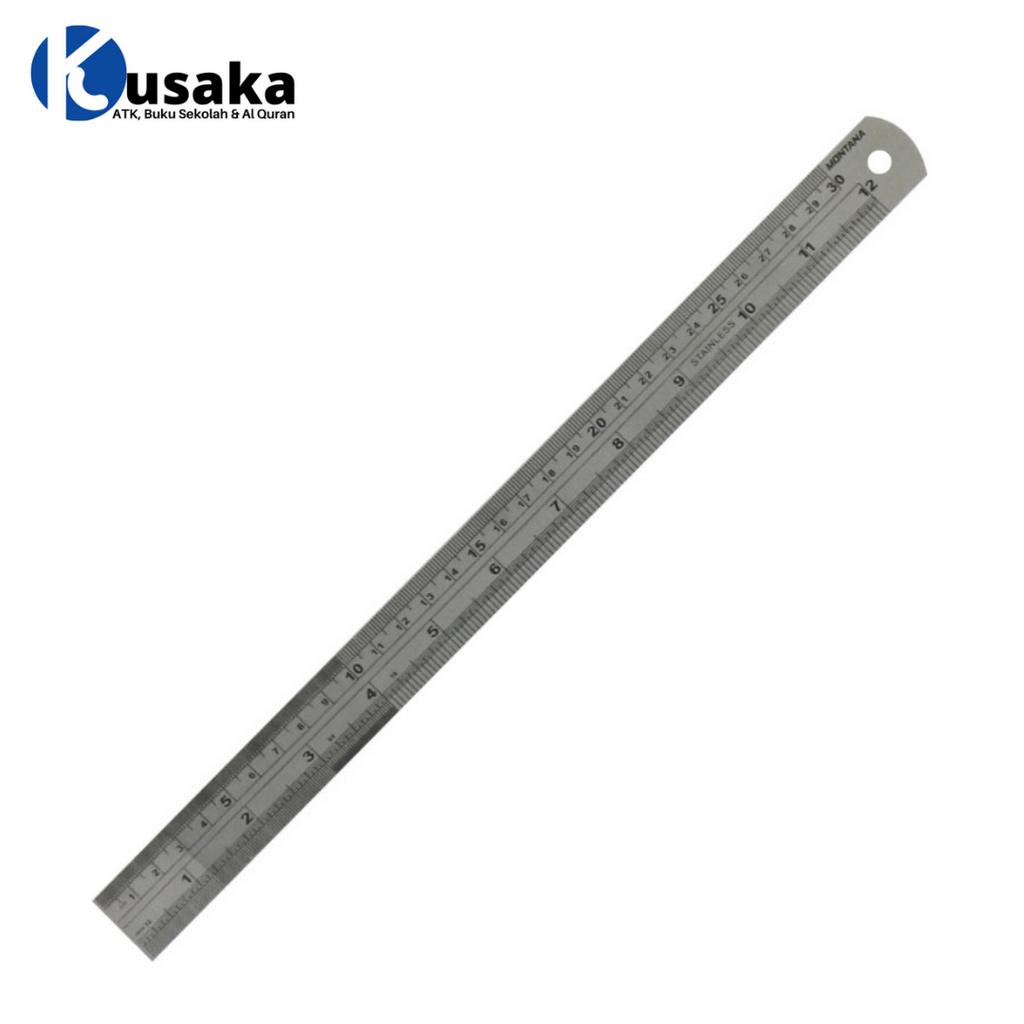 

Penggaris Besi Ruler Stainless Steel 30cm Mistar
