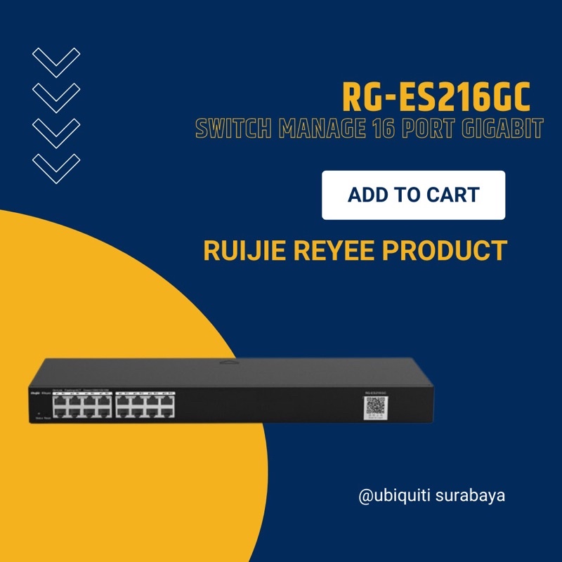 Ruijie Reyee RG-ES216GC 16Port Gigabit smart switch