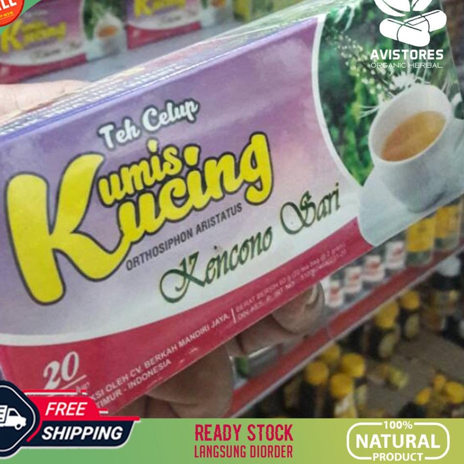 

✰BIG SALE✰ Teh Celup Daun Kumis Kucing Kencono Sari Asli Papua Kencing Manis Prostat Batu Ginjal Dia