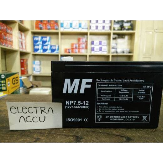 aki UPS  12v 7.5ah 12 v 7.5 ah 12v7.5ah Accu Kering VRLA