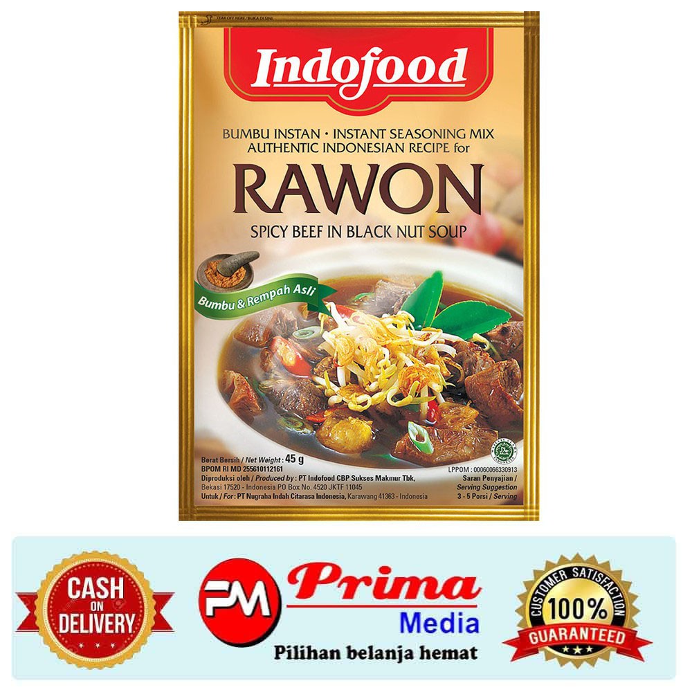 

Indofood Bumbu Instant Rawon 45g