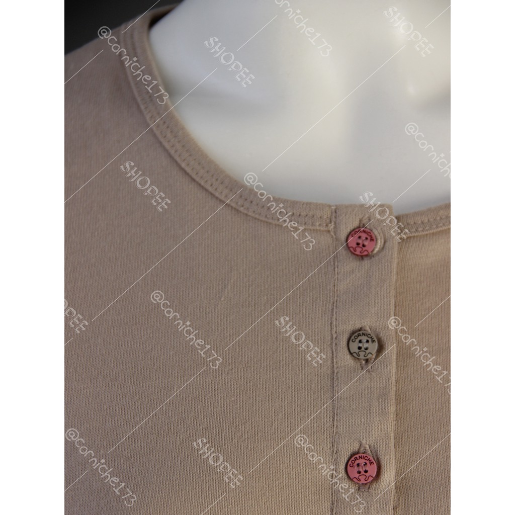 Corniche Milly Henley Cream - TS33193