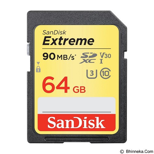 SANDISK SDXC Extreme 64GB [SDSDXVE-064G-GNCIN]