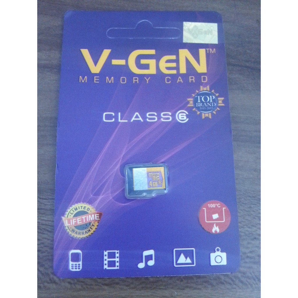 MEMORY Card HP V-Gen 8G Class6