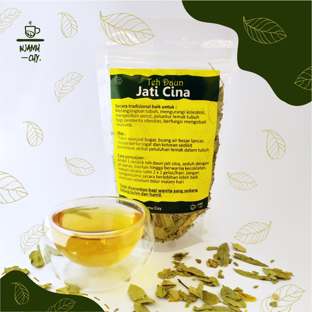 Teh Daun Jati Cina Herbal Untuk Diet Alami Dan Peluntur Lemak