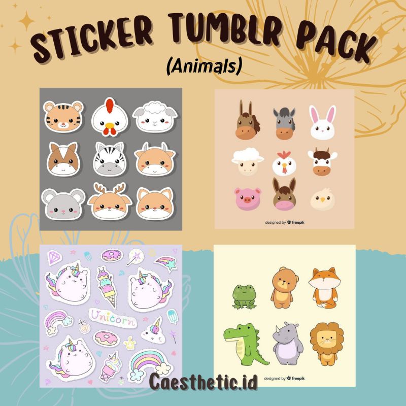 

STICKER TUMBLR AESTHETIC - STICKER HP LAPTOP - STICKER TUMBLR PACK - STICKER MINI TUMBLR