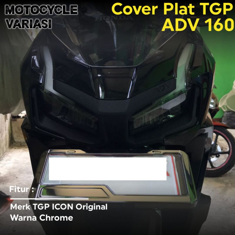 Cover Plat ADV 160 TGP Dudukan Plat ADV 160 TGP ICON