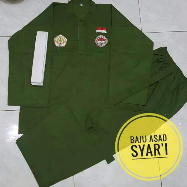 BAJU SERAGAM ASAD SYAR'I HIJAU