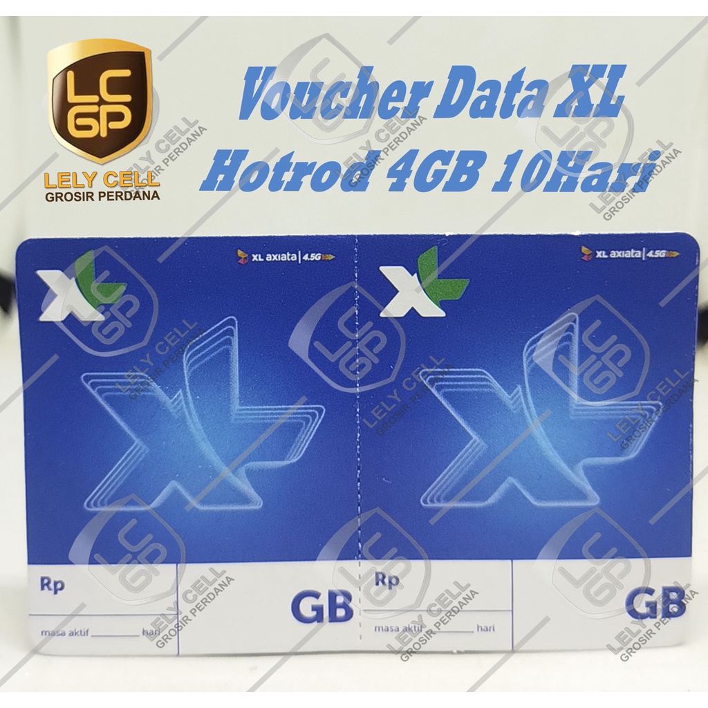 Voucher XL Hotrod 4GB / 10 Hari