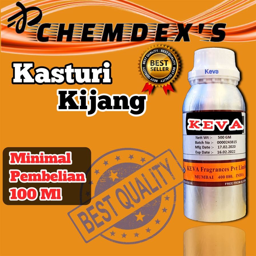 BIBIT PARFUM MURNI KASTURI KIJANG // KEVA // 100ML -500ML|| parfum sholat || parfum kasturi || parfu