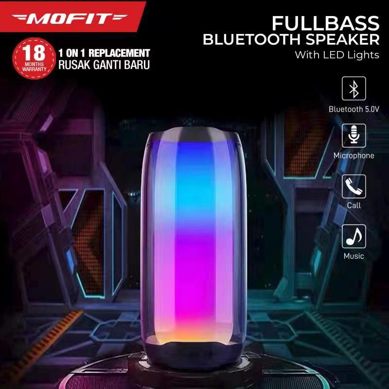 Mofit GM-30 FullBass Wireless Speaker With LED Lights
