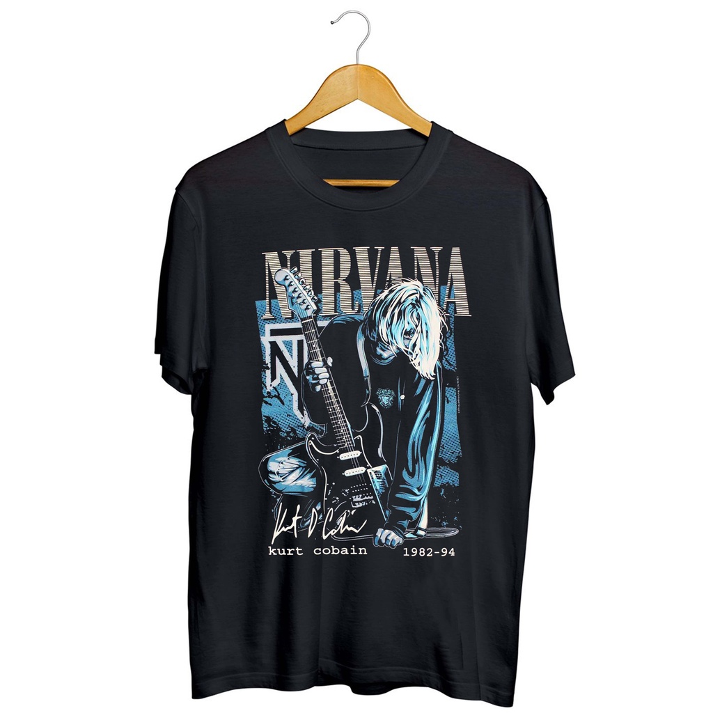 KAOS BAND NIRVANA / KAOS NIRVANA SERIES / BAJU NIRVANA / KURT COBAIN / BAJU MUSIK METAL ROCK