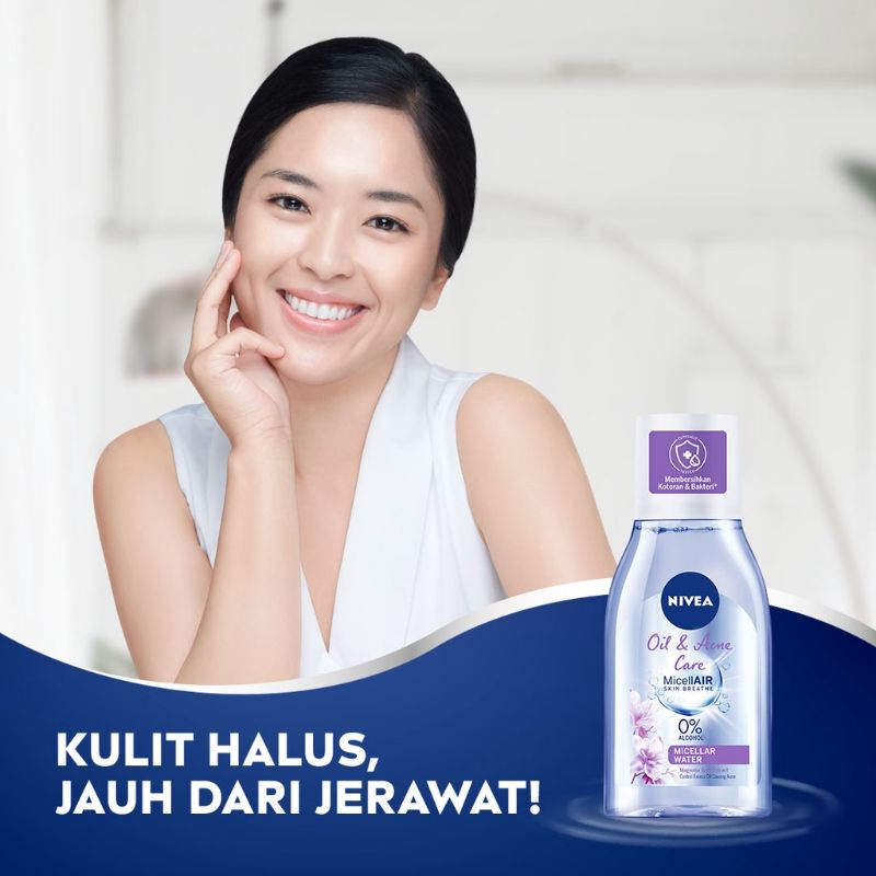 NIVEA MicellAir Oil &amp; Acne Care 125mL 400ml / 125 ml 400 ml Micellar Water