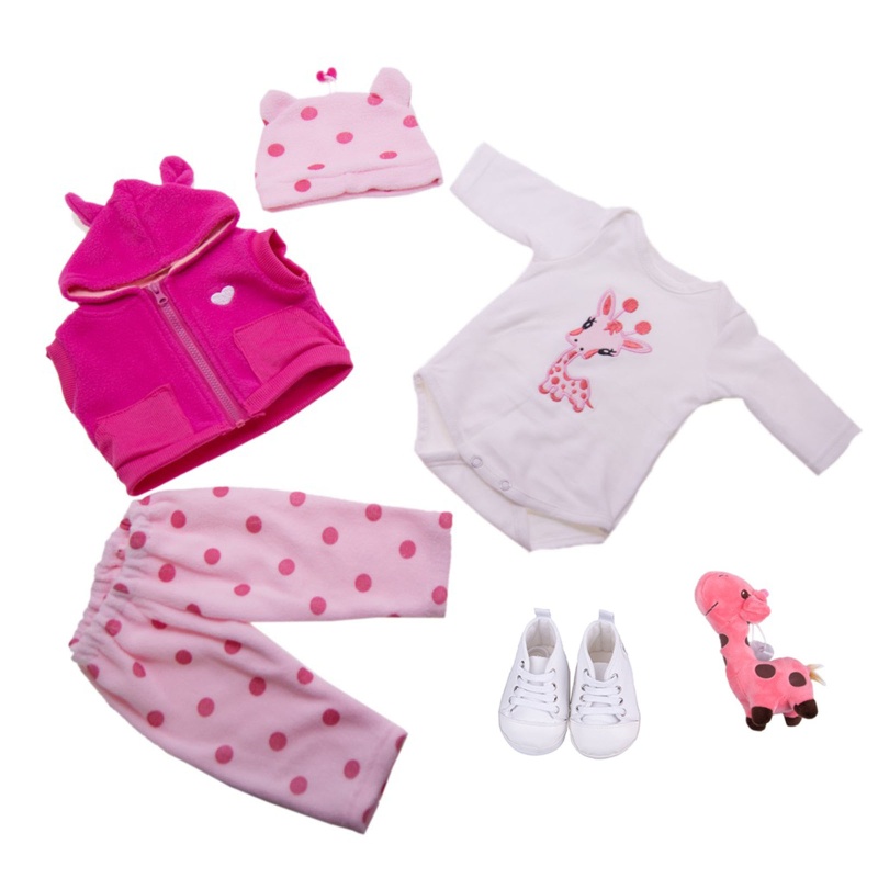 Mary Baby for Doll Girl Toy Clothes Outfit Pakaian Untuk Musim Dingin Pretend for Play Xmas Birthday