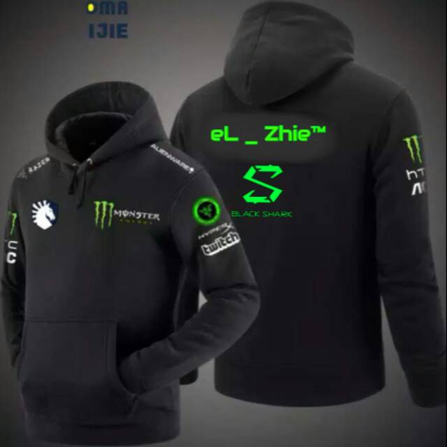 Jaket team liquid custom desain sendiri