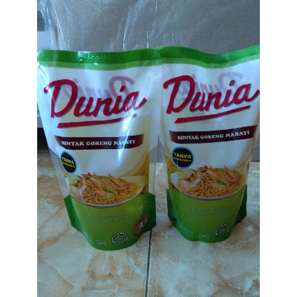 

Minyak goreng Dunia 450ml