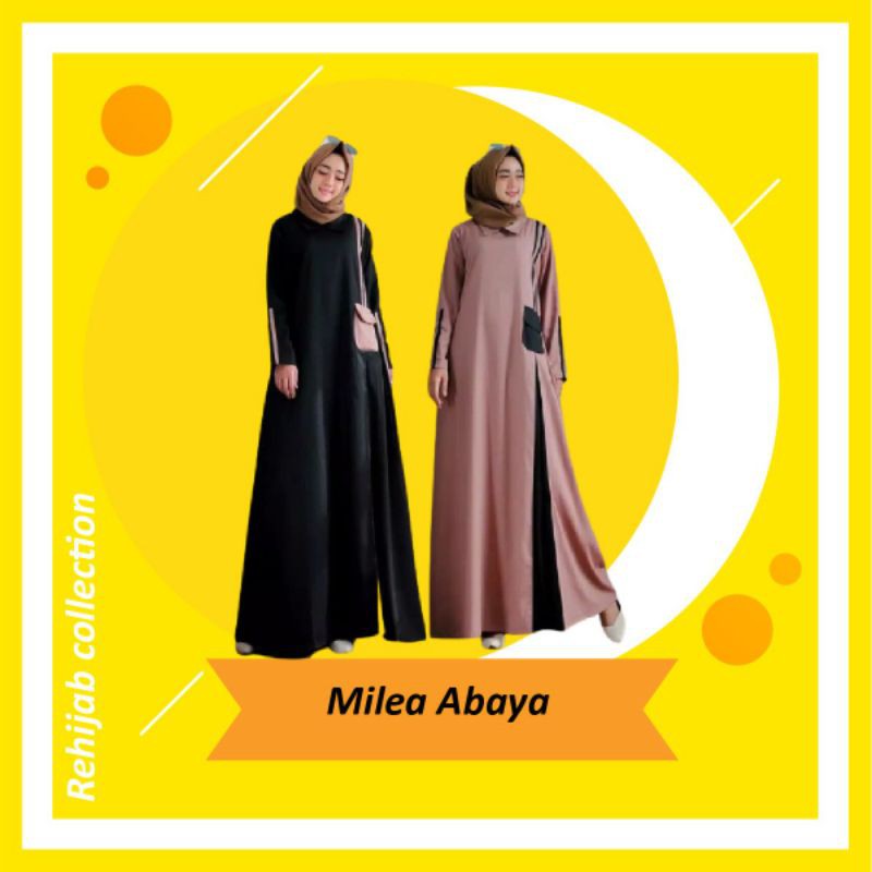 Gamis milea abaya dress fashion wanita