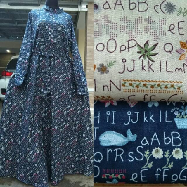 Gamis wanita/gamis dewasa/gamis wanita/gamis muslimah/katun jepang original