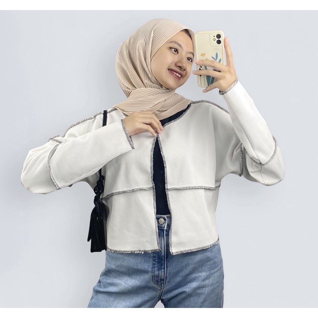 1KG MUAT 7PCS | ASVY OUTER CARDIGAN KARDIGAN BOBAL HITS OOTD SELEBGRAM FASHION GROSIR MURAH WANITA TERKINI-6