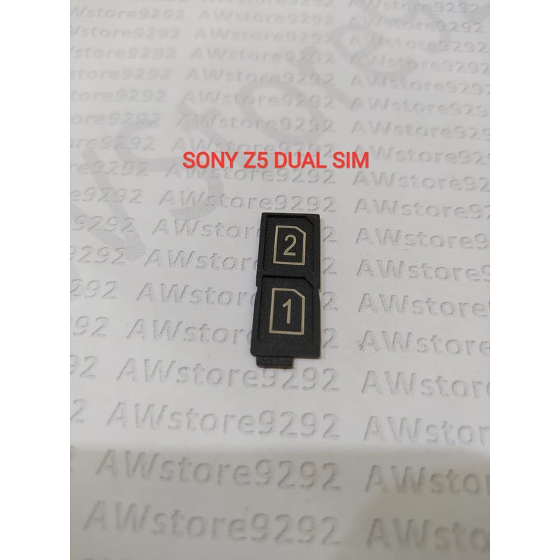 Tempat Dudukan Simcard Simtray Sim Tray Card Lock Sony Xperia Z5 Dual Sim