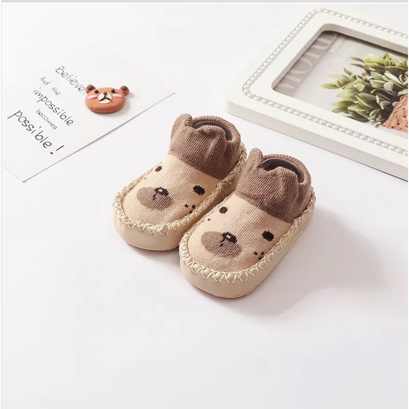 babyfit SUPER PROMO CUTE moccasins sepatu kaos kaki anak dengan antislip import 829r pws