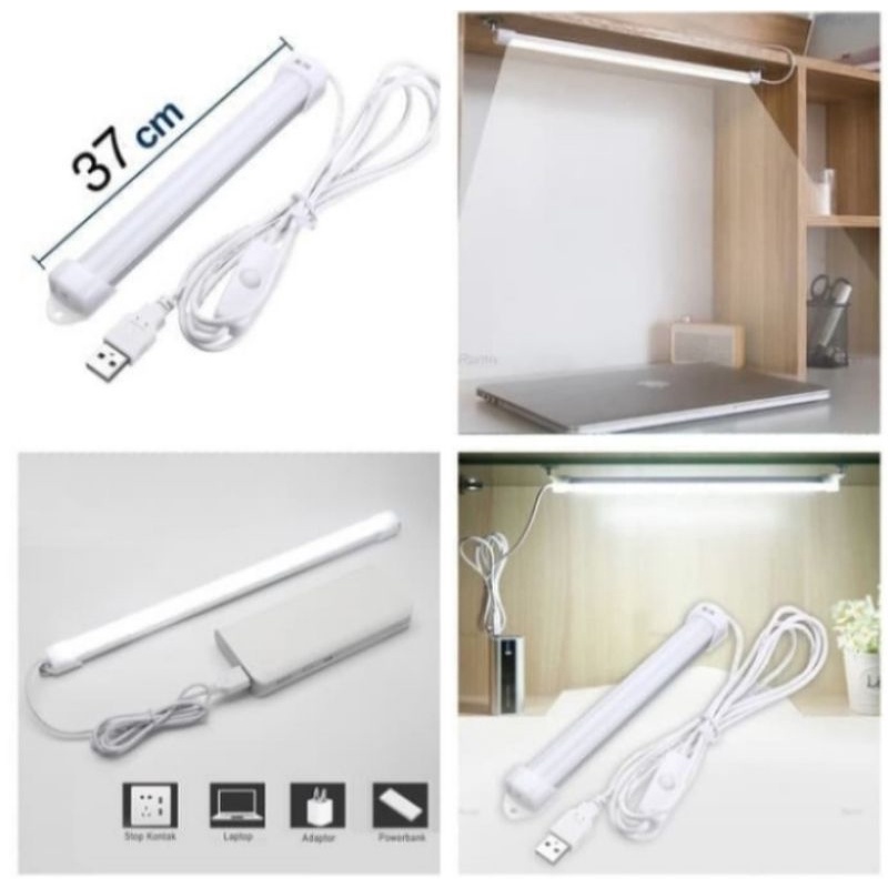 Lampu USB Neon Led panjang 37cm