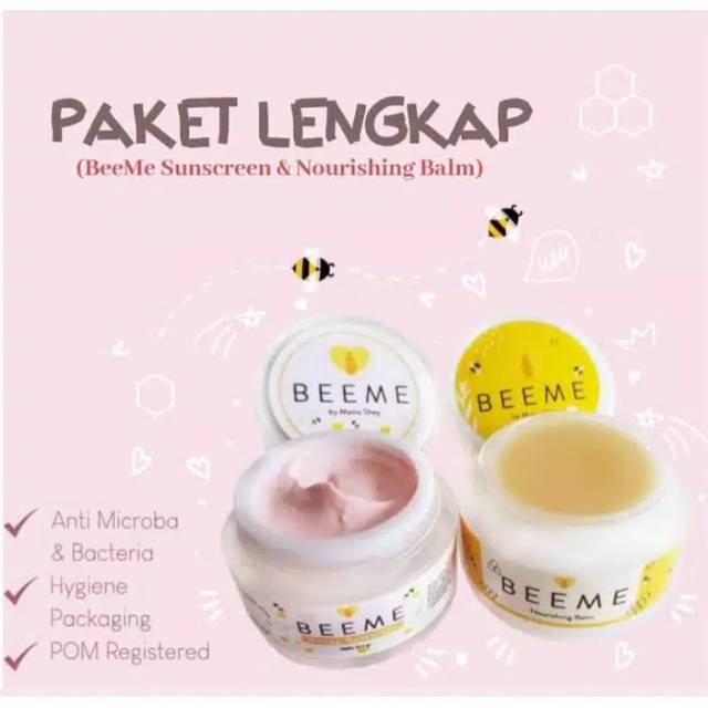 Beeme nourishing balm & honey sunscreen spf 30