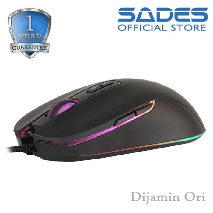 Mouse Gaming Sades Myth RGB