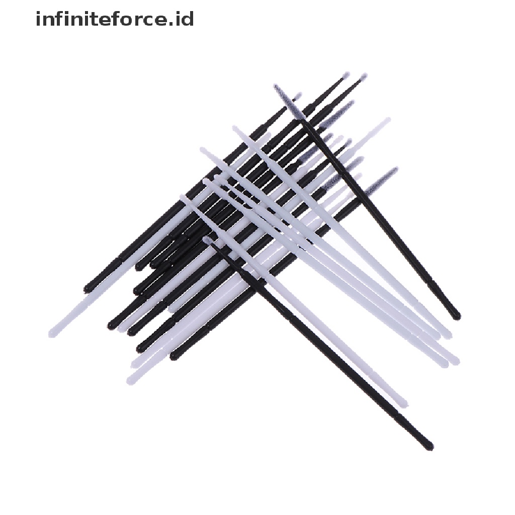 (Infiniteforce.Id) 100pcs / Set Brush Maskara Sekali Pakai Untuk Makeup / Kosmetik Wanita