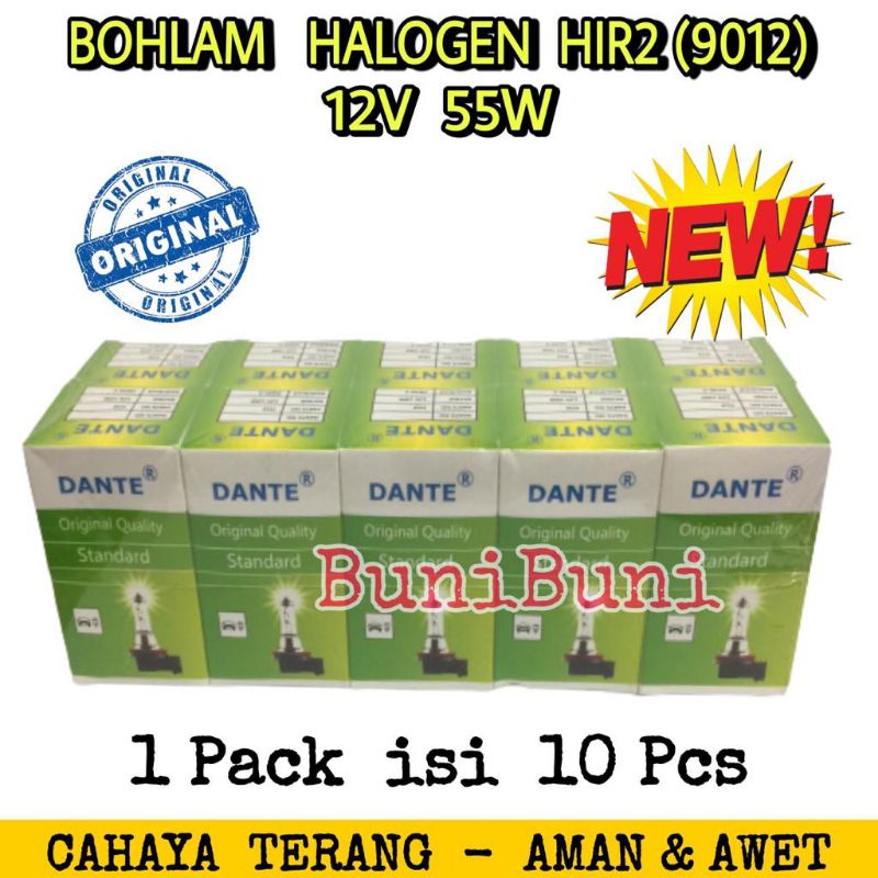 Bohlam Lampu Halogen HIR2 / 9012 12V 55W Untuk Lampu Utama Brio Mobilio RS / New Yaris / New Vios