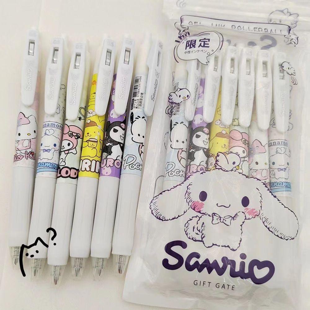 REBUY Rebuy Gel Pen Lucu Kartun Korea Alat Tulis Tinta Hitam Kitty Cepat Kering Siswa Perempuan Bolpoin Bolpoin