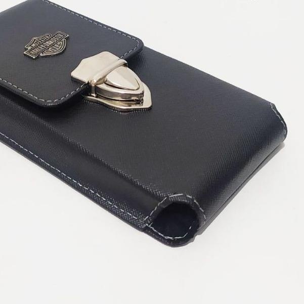 Dompet Sarung hp Pria 7 inci Tas Pinggang Cover Casing Handphone Case