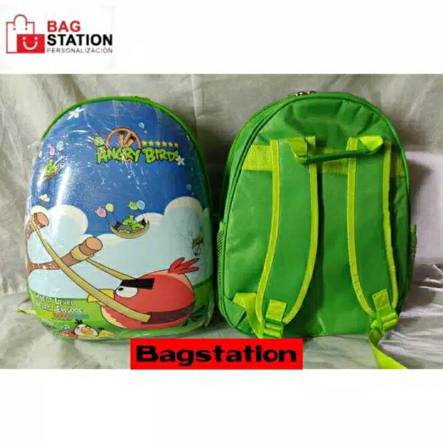 TAS RANSEL ANAK SEKOLAH TK SD MODEL BATOK ASLI IMPORT TEBAL ANGRY BARBI HELLO SPIDER CAR