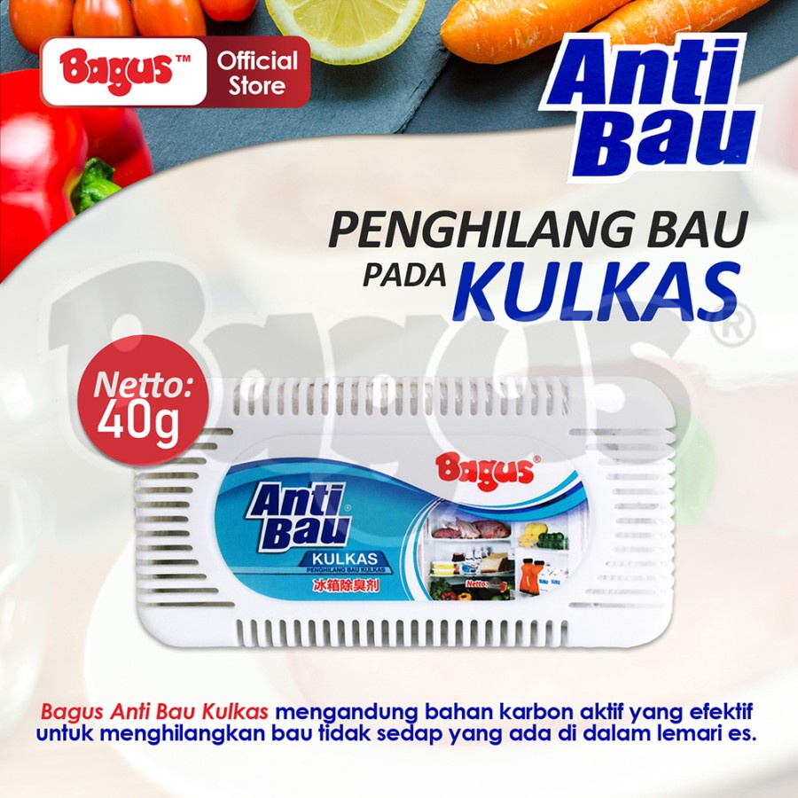 Penyerap / penghilang bau Bagus Anti Bau Lemari Es Kulkas 40 gram