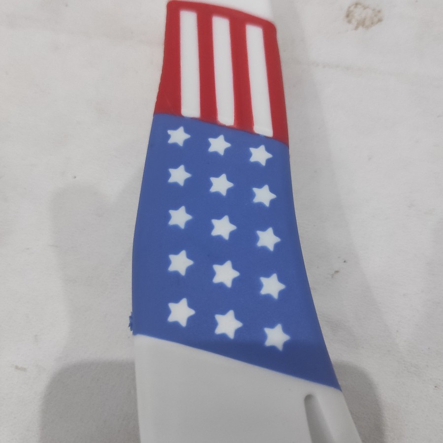 Pisau Cutter Kater gagang lapis karet motif unik usa amerika