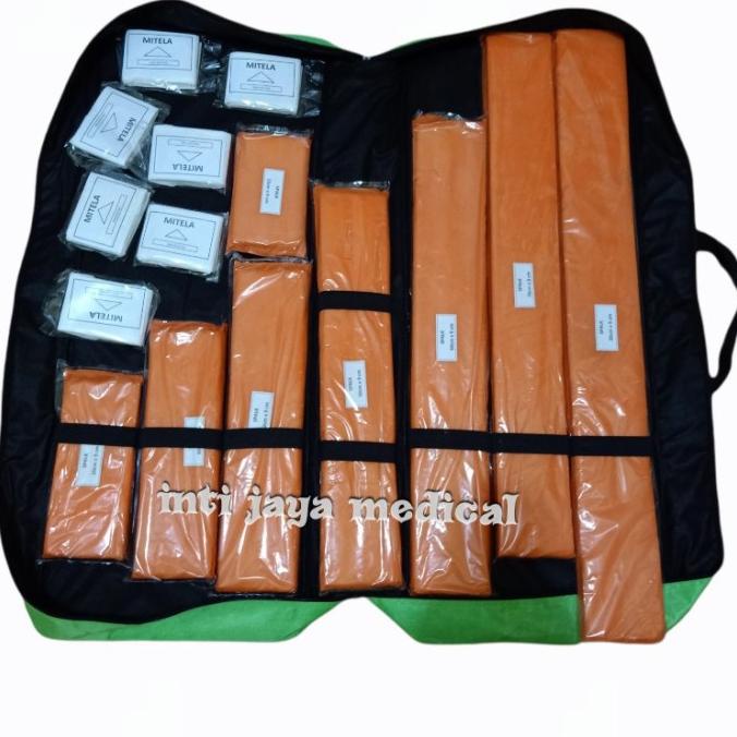 spalk kaki bidai set 8 + tas