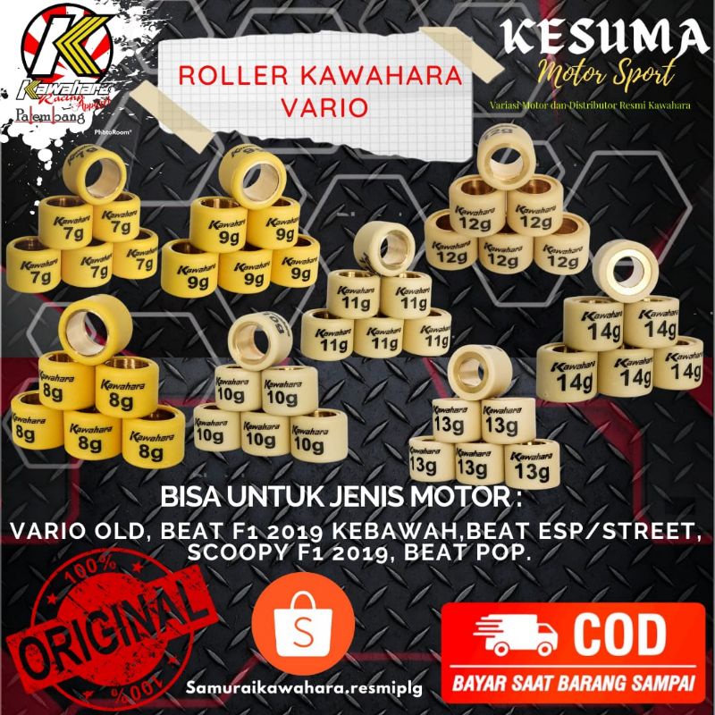 Roller Beat Fi, Beat Karbu, Scoopy, Vario 125, Vario 150 Kawahara