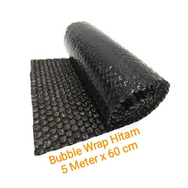 

Bubble wrap Hitam 5 Meter x 60cm