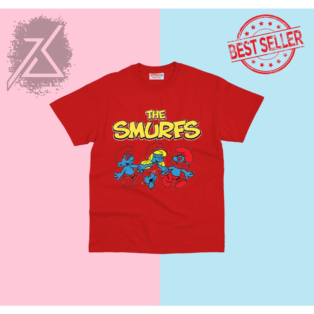 KAOS ANAK THE SMURFS KARTUN ANAK