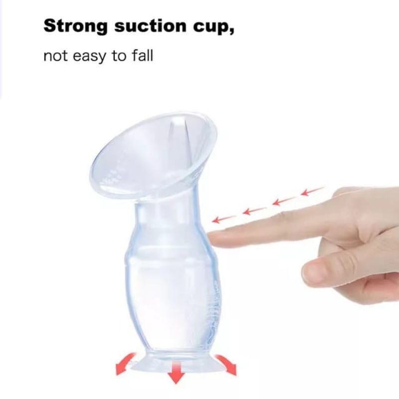 Pompa asi manual silikon - silicone breast pump - tabung asi perah milk saver