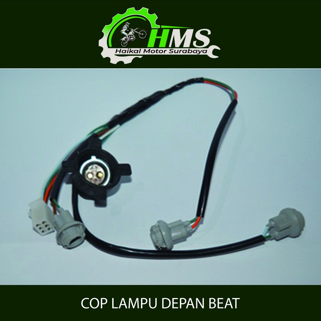 COP LAMPU DEPAN BEAT - PITINGAN / FITTING / SOKET DOP DEPAN HONDA BEAT KARBU LAMA
