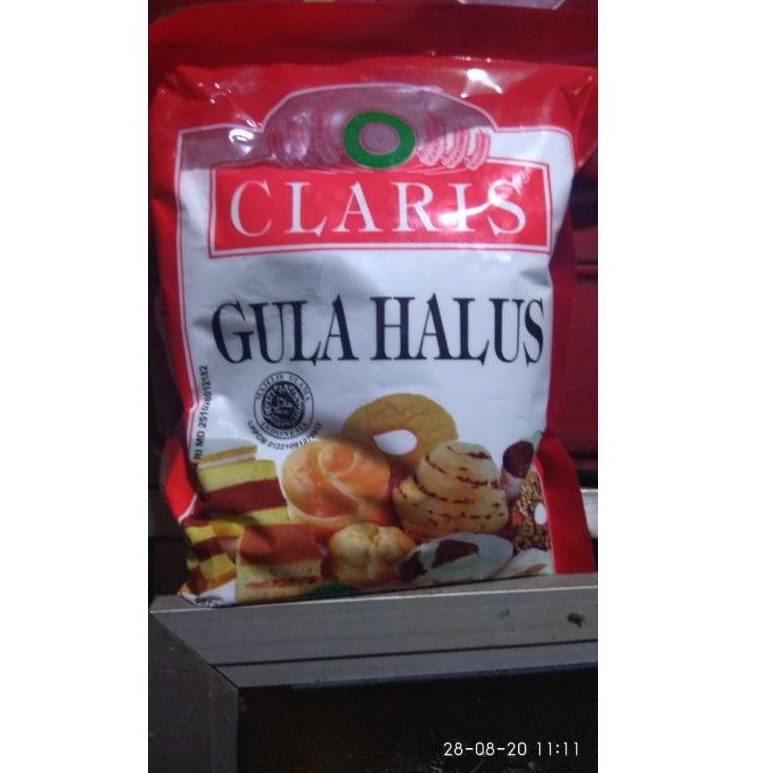 

Gula halus claris 250 gram