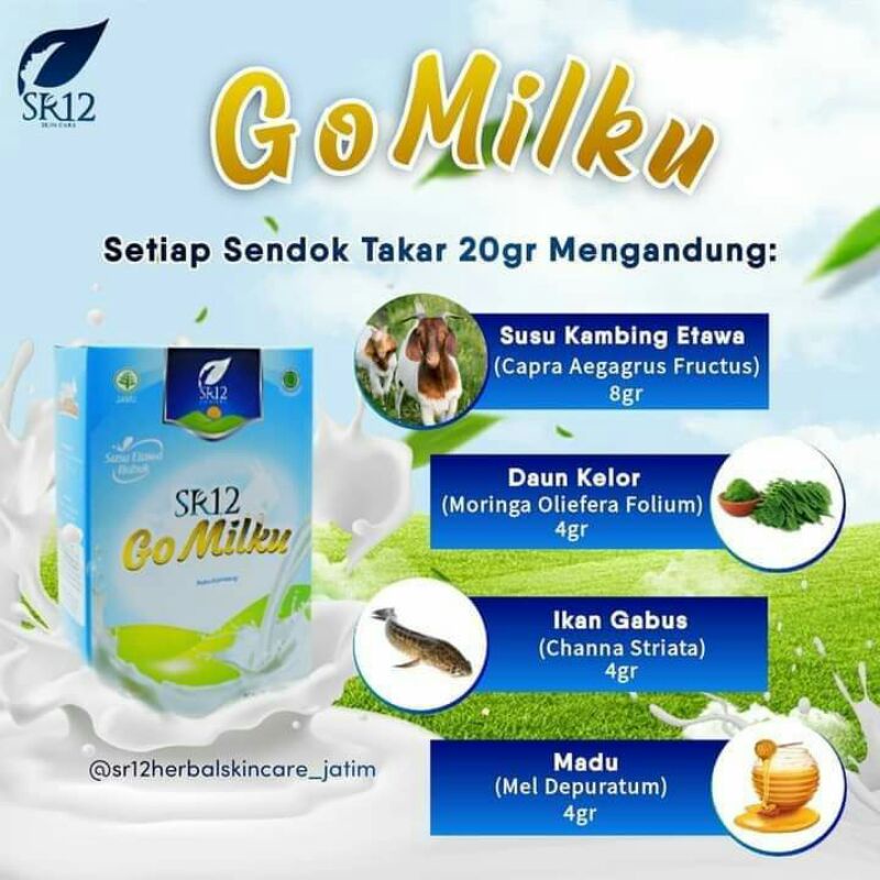 

Susu KAMBING ETAWA GOMILKU SR12