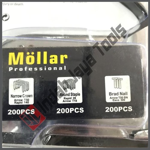 

Staples Gun Tacker Mollar 3 in 1 Staple Jok Tembak Hekter 3 Way