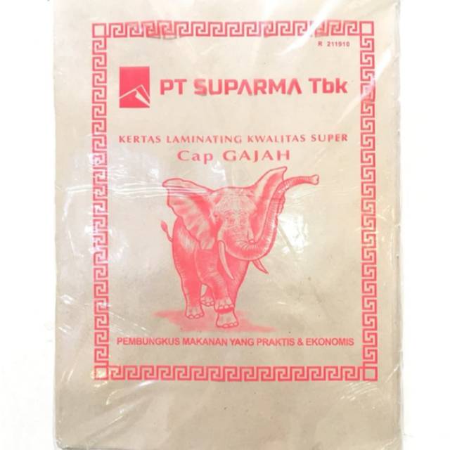 

Kertas Bungkus Nasi merek Gajah pink